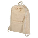 Front - Floso Bear Sherpa 9L Drawstring Bag