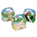 Front - Floso Job Lot Card Farm Animals Party Food Box (Pack of 20)