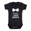 Black - Front - FLOSO Baby Boys Ladies I Have Arrived Short Sleeve Bodysuit