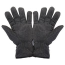 Grey - Back - FLOSO Mens Thinsulate Winter Thermal Fleece Gloves (3M 40g)