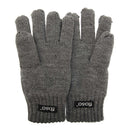 Grey - Front - FLOSO Childrens Unisex Knitted Thermal Thinsulate Gloves (3M 40g)