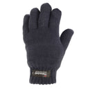 Navy - Back - FLOSO Childrens Unisex Knitted Thermal Thinsulate Gloves (3M 40g)
