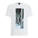 White - Front - Floso Mens Seasonal Artwork T-Shirt