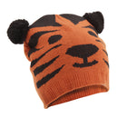 Tiger - Front - FLOSO Childrens-Kids Unisex Animal Design Winter Beanie Hat (Tiger, Panda, Bear, Dog)