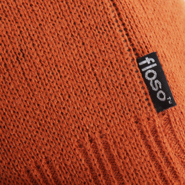 Tiger - Back - FLOSO Childrens-Kids Unisex Animal Design Winter Beanie Hat (Tiger, Panda, Bear, Dog)