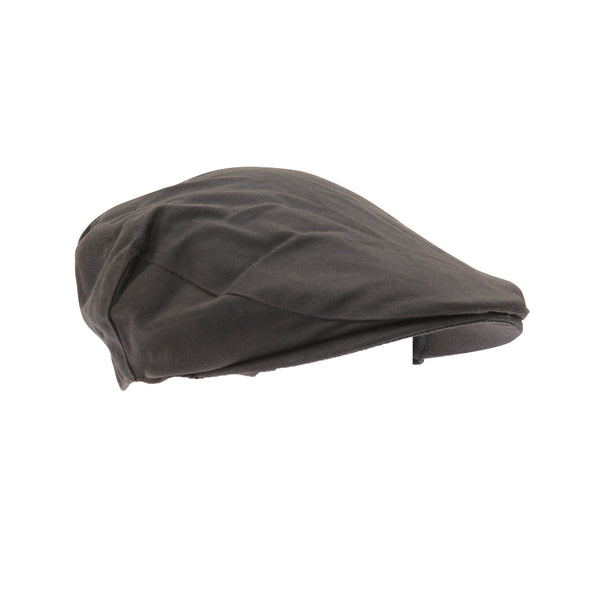Brown - Front - FLOSO Mens Plain Thinsulate Thermal Peaked Flat Cap (3M 40g)