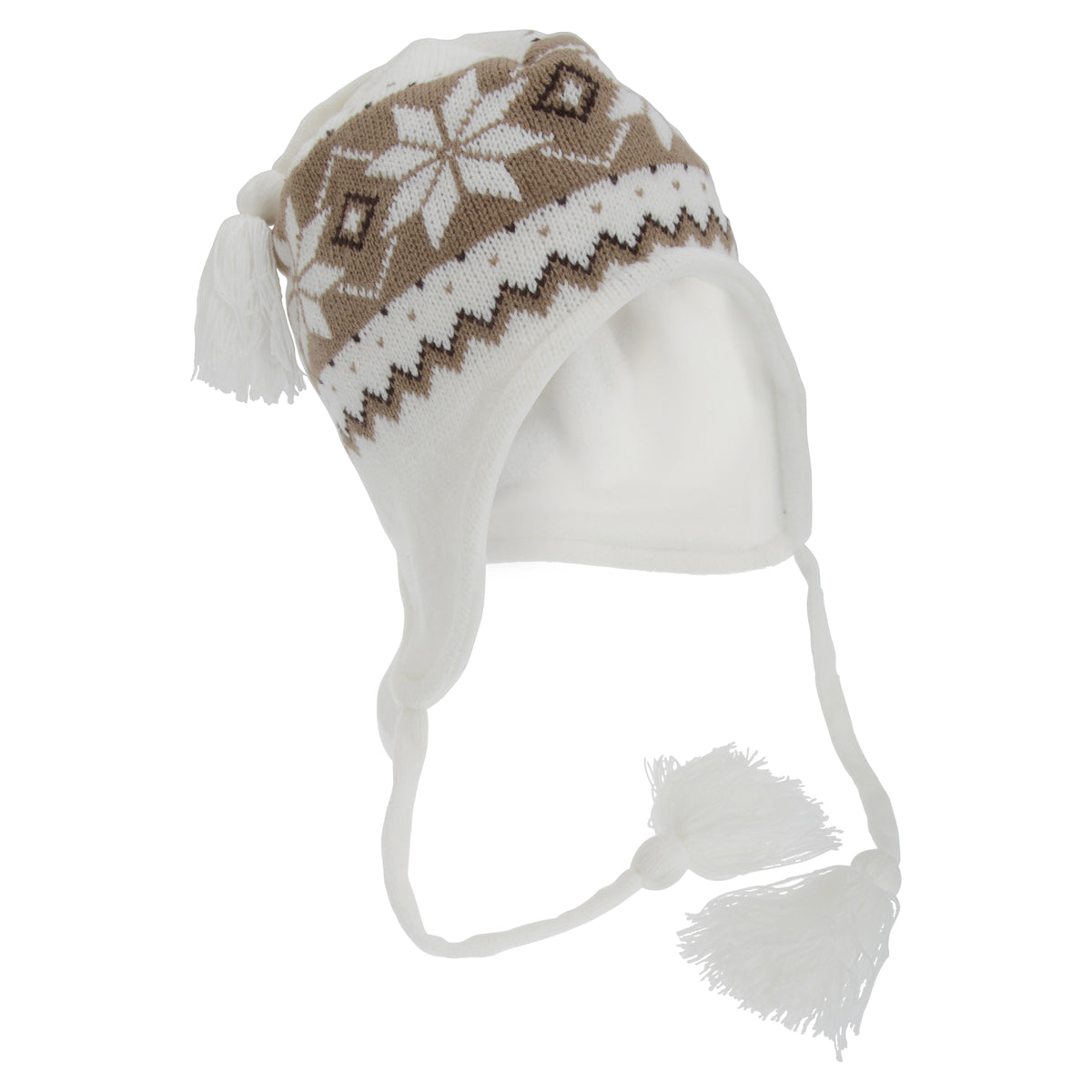 Floso Berretto Per Bambini Con Corna Di Renna E Fantasia Fairisle - Caldo E Foderato In Pile, 2 Colori