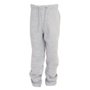 Grey - Front - FLOSO Kids Unisex Jogging Bottoms-Pants - School Wear Range (Open Cuff)