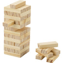 Natural - Front - Floso Wooden Topple Tower