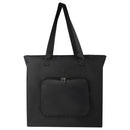 Solid Black - Front - Floso RPET Foldable 16L Tote Bag