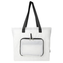 White - Front - Floso RPET Foldable 16L Tote Bag