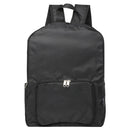 Solid Black - Front - Floso RPET Foldable 15L Backpack