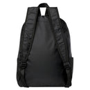 Solid Black - Back - Floso RPET Foldable 15L Backpack