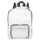 White - Front - Floso RPET Foldable 15L Backpack