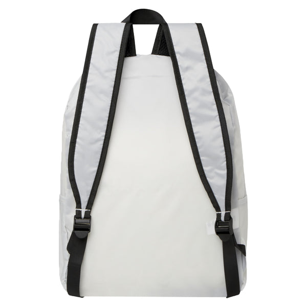 White - Back - Floso RPET Foldable 15L Backpack