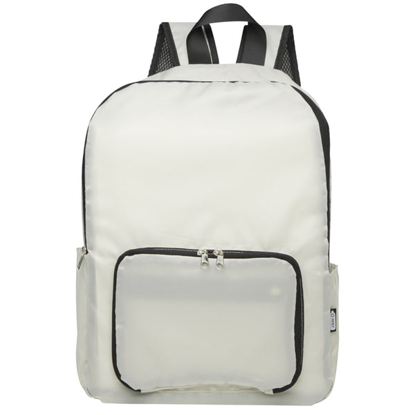Sandstone - Front - Floso RPET Foldable 15L Backpack