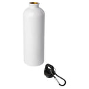White - Back - Floso Oregon Stainless Steel Single Wall 750ml Water Bottle