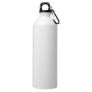 White - Side - Floso Oregon Stainless Steel Single Wall 750ml Water Bottle