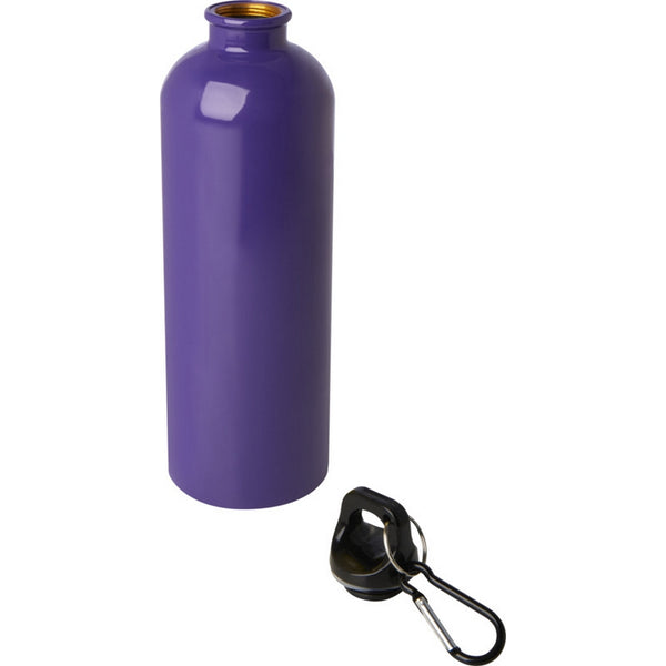 Purple - Back - Floso Oregon Stainless Steel Single Wall 750ml Water Bottle