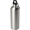 Silver - Front - Floso Oregon Stainless Steel Single Wall 750ml Water Bottle