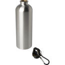 Silver - Back - Floso Oregon Stainless Steel Single Wall 750ml Water Bottle