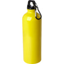 Yellow - Side - Floso Oregon Stainless Steel Single Wall 750ml Water Bottle