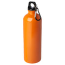Orange - Front - Floso Oregon Stainless Steel Single Wall 750ml Water Bottle