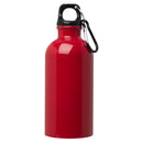 Red - Side - Floso Stainless Steel Single Wall 400ml Water Bottle