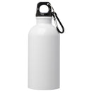 White - Side - Floso Stainless Steel Single Wall 400ml Water Bottle