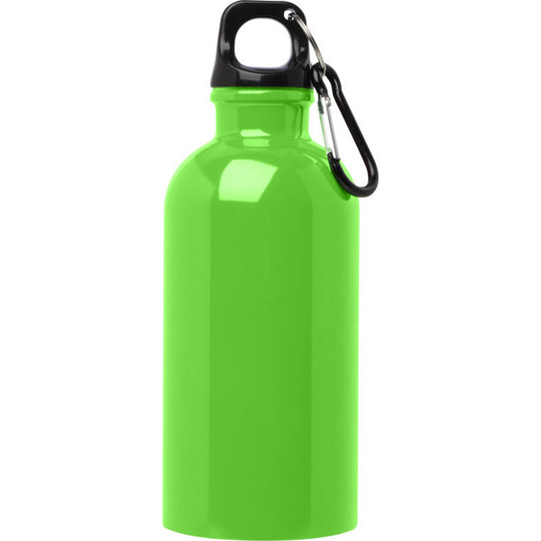 Apple Green - Front - Floso Stainless Steel Single Wall 400ml Water Bottle