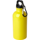 Yellow - Side - Floso Stainless Steel Single Wall 400ml Water Bottle