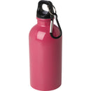 Magenta - Side - Floso Stainless Steel Single Wall 400ml Water Bottle