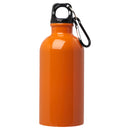 Orange - Side - Floso Stainless Steel Single Wall 400ml Water Bottle