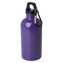 Purple - Front - Floso Stainless Steel Single Wall 400ml Water Bottle