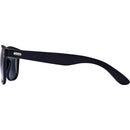 Solid Black - Side - Floso Unisex Adult Bamboo Sunglasses
