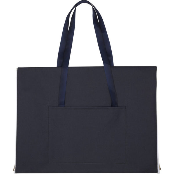 Navy - Side - Floso Laytote Picnic Blanket