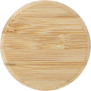 Solid Black - Back - Floso Porto Bamboo 500ml Water Bottle