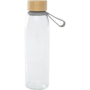 Grey - Front - Floso Porto Bamboo 500ml Water Bottle