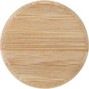 Grey - Back - Floso Porto Bamboo 500ml Water Bottle