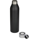 Solid Black - Back - Floso Grom Recycled Stainless Steel 650ml Water Bottle
