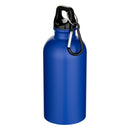 Royal Blue - Front - Floso Oregon Matte Recycled Stainless Steel 400ml Carabiner Water Bottle