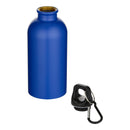 Royal Blue - Side - Floso Oregon Matte Recycled Stainless Steel 400ml Carabiner Water Bottle