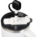 Solid Black - Lifestyle - Floso Sip Silicone Straw Protector