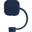 Navy - Back - Floso Sip Silicone Straw Protector