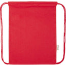 Red - Front - Floso Oregon Recycled 5L Drawstring Bag