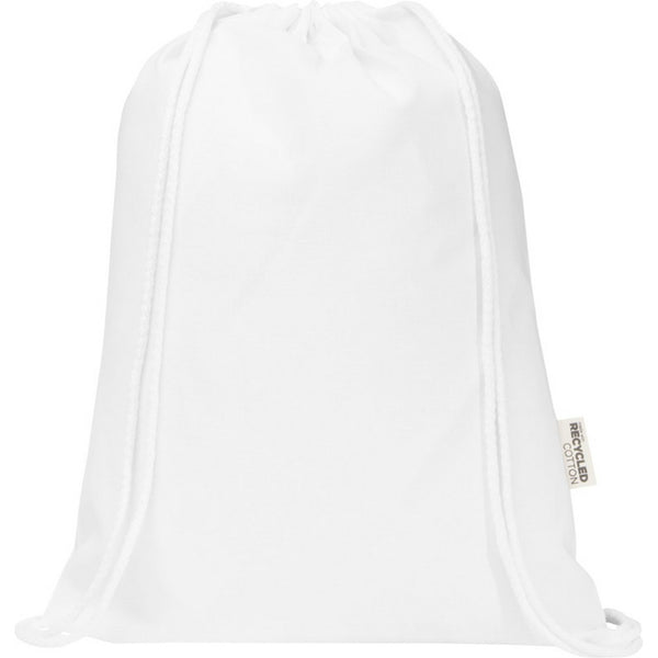 White - Back - Floso Oregon Recycled 5L Drawstring Bag