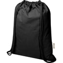 Solid Black - Lifestyle - Floso Oregon Recycled 5L Drawstring Bag