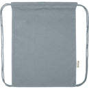 Grey - Front - Floso Oregon Recycled 5L Drawstring Bag