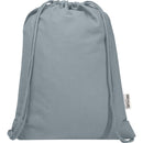 Grey - Back - Floso Oregon Recycled 5L Drawstring Bag