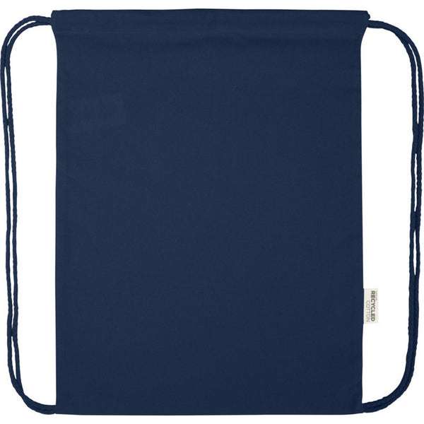 Navy - Front - Floso Oregon Recycled 5L Drawstring Bag